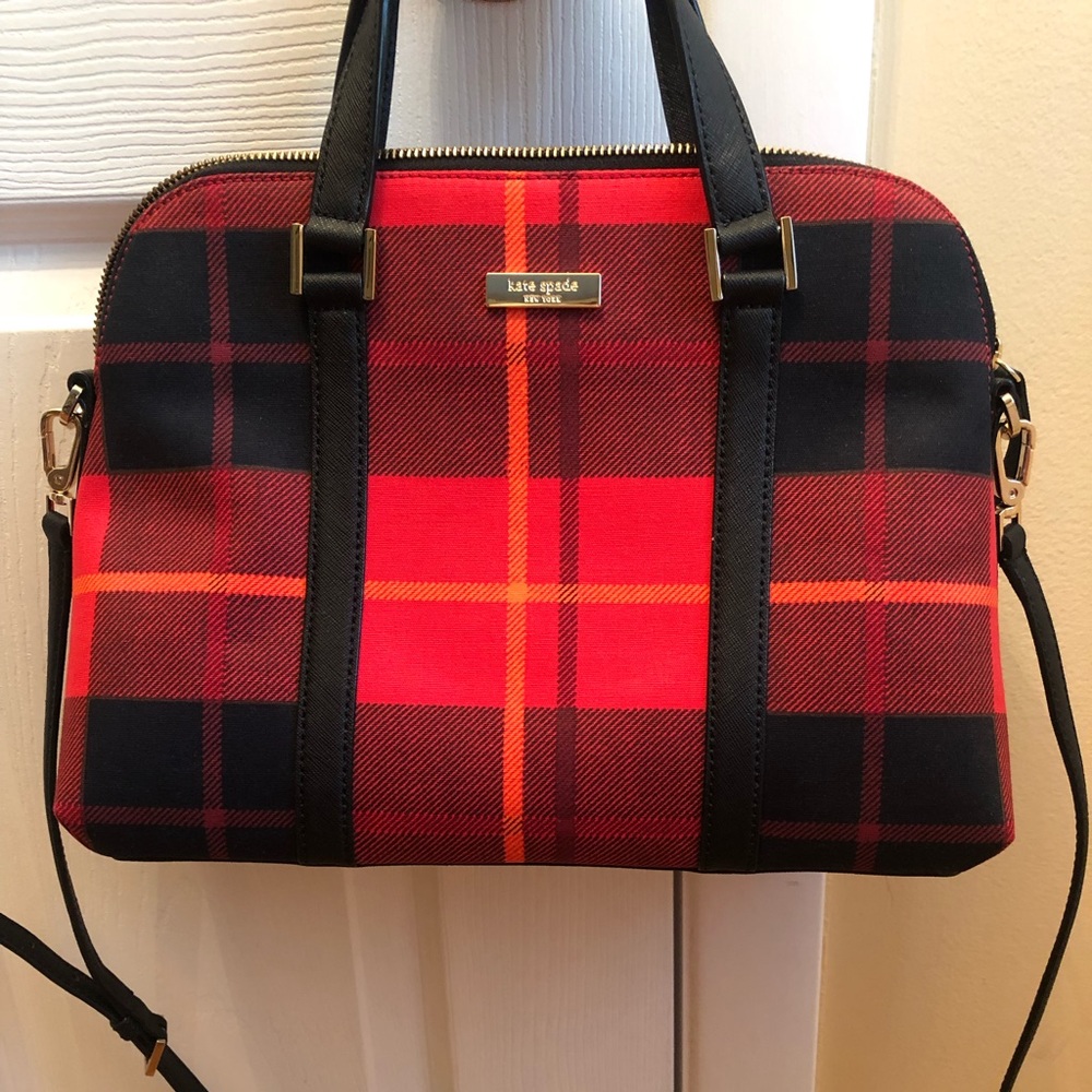 Kate Spade Newbury Lane Plaid Purse